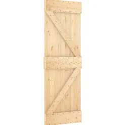 VIDAXL - Porte coulissante et kit de quincaillerie 70x210 cm pin massif