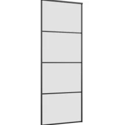 VIDAXL - Porte coulissante avec kit de quincaillerie 76x205 cm verre esg