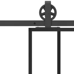 VIDAXL - Porte coulissante avec kit de quincaillerie 90x205 cm verre esg