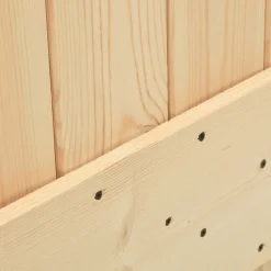 VIDAXL - Porte coulissante et kit de quincaillerie 70x210 cm pin massif