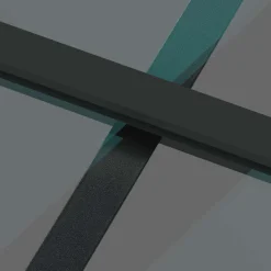 VIDAXL - Porte coulissante kit de quincaillerie trempé verre aluminium