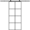 VIDAXL - Porte coulissante avec kit de quincaillerie 90x205 cm verre esg