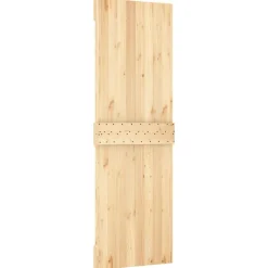 VIDAXL - Porte coulissante et kit de quincaillerie 70x210 cm pin massif