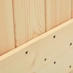 VIDAXL - Porte coulissante et kit de quincaillerie 70x210 cm pin massif
