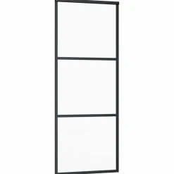 VIDAXL - Porte coulissante avec kit de quincaillerie 76x205 cm verre esg