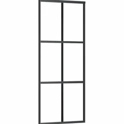 VIDAXL - Porte coulissante avec kit de quincaillerie 76x205 cm verre esg