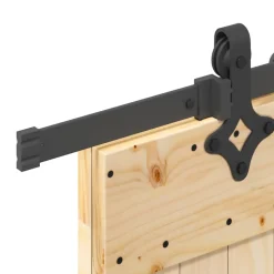 VIDAXL - Porte coulissante et kit de quincaillerie 90x210 cm pin massif