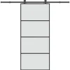 VIDAXL - Porte coulissante avec kit de quincaillerie 90x205 cm verre esg