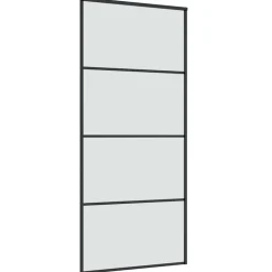VIDAXL - Porte coulissante avec kit de quincaillerie 90x205 cm verre esg