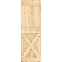 VIDAXL - Porte coulissante et kit de quincaillerie 70x210 cm pin massif