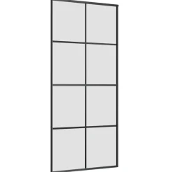 VIDAXL - Porte coulissante avec kit de quincaillerie 90x205 cm verre esg