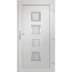 VIDAXL - Porte d'entrée blanc 108x208 cm pvc