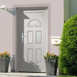 VIDAXL - Porte d'entrée blanc 110x210 cm pvc