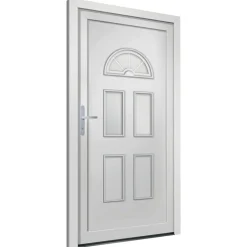 VIDAXL - Porte d'entrée blanc 110x210 cm pvc