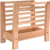 VIDAXL - Porte-revues 40x26,5x38,5 cm bois massif de noyer