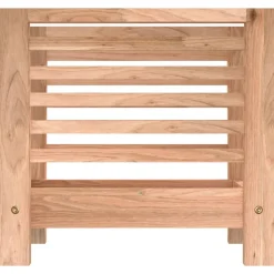 VIDAXL - Porte-revues 40x26,5x38,5 cm bois massif de noyer