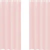 VIDAXL - Rideaux en voile avec œillets 2 pcs rose clair 140x225 cm