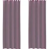 VIDAXL - Rideaux en voile avec œillets 2 pcs violet 140x300 cm