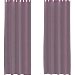 VIDAXL - Rideaux en voile avec œillets 2 pcs violet 140x300 cm