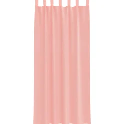 VIDAXL - Rideaux en voile avec passe-tringles 2 pcs rose