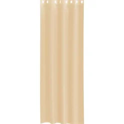 VIDAXL - Rideaux en voile avec œillets 2 pcs sable