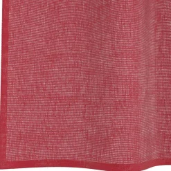 VIDAXL - Rideaux en voile avec boucles 2 pcs rouge bordeaux 140x260 cm