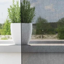 VIDAXL - Rideaux en voile avec passe-tringles 2 pcs noir