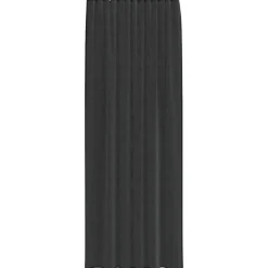 VIDAXL - Rideaux en voile avec passe-tringles 2 pcs noir