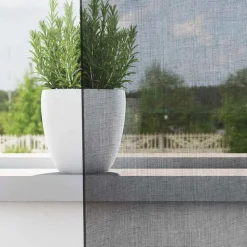 VIDAXL - Rideaux en voile avec œillets 2 pcs noir 140x140 cm