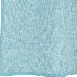 VIDAXL - Rideaux en voile avec boucles 2 pcs turquoise 140x260 cm