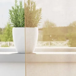 VIDAXL - Rideaux en voile avec boucles 2 pcs sable 140x245 cm