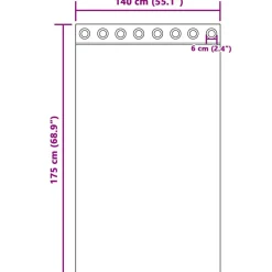 VIDAXL - Rideaux en voile avec œillets 2 pcs rouge bordeaux