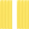 VIDAXL - Rideaux en voile avec œillets 2 pcs jaune