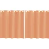 VIDAXL - Rideaux en voile avec œillets 2 pcs terre cuite