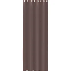 VIDAXL - Rideaux en voile avec œillets 2 pcs marron 140x260 cm