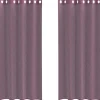 VIDAXL - Rideaux en voile avec œillets 2 pcs violet 140x245 cm