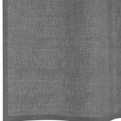 VIDAXL - Rideaux en voile avec œillets 2 pcs gris foncé 140x225 cm