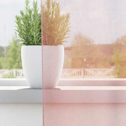 VIDAXL - Rideaux en voile avec œillets 2 pcs rose clair 140x300 cm