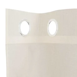 VIDAXL - Rideaux en voile avec œillets 2 pcs crème 140x175 cm