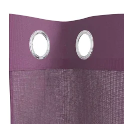 VIDAXL - Rideaux en voile avec œillets 2 pcs violet 140x260 cm