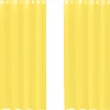 VIDAXL - Rideaux en voile avec œillets 2 pcs jaune