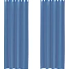 VIDAXL - Rideaux en voile avec œillets 2 pcs bleu royal