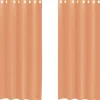 VIDAXL - Rideaux en voile avec œillets 2 pcs terre cuite