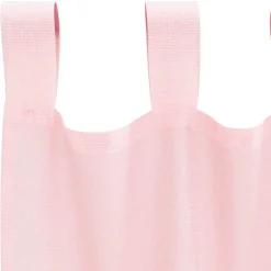VIDAXL - Rideaux en voile avec passe-tringles 2 pcs rose clair