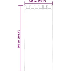 VIDAXL - Rideaux en voile avec passe-tringles 2 pcs rose clair