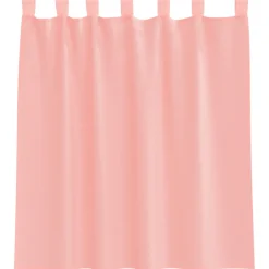 VIDAXL - Rideaux en voile avec passe-tringles 2 pcs rose