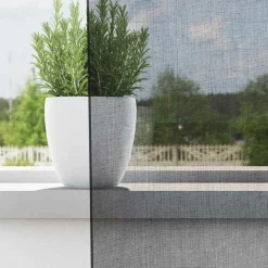 VIDAXL - Rideaux en voile avec œillets 2 pcs noir 140x300 cm