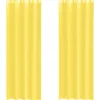 VIDAXL - Rideaux en voile avec œillets 2 pcs jaune