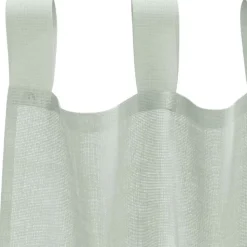 VIDAXL - Rideaux en voile avec boucles 2 pcs gris clair 140x225 cm