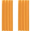 VIDAXL - Rideaux en voile avec œillets 2 pcs orange 140x260 cm